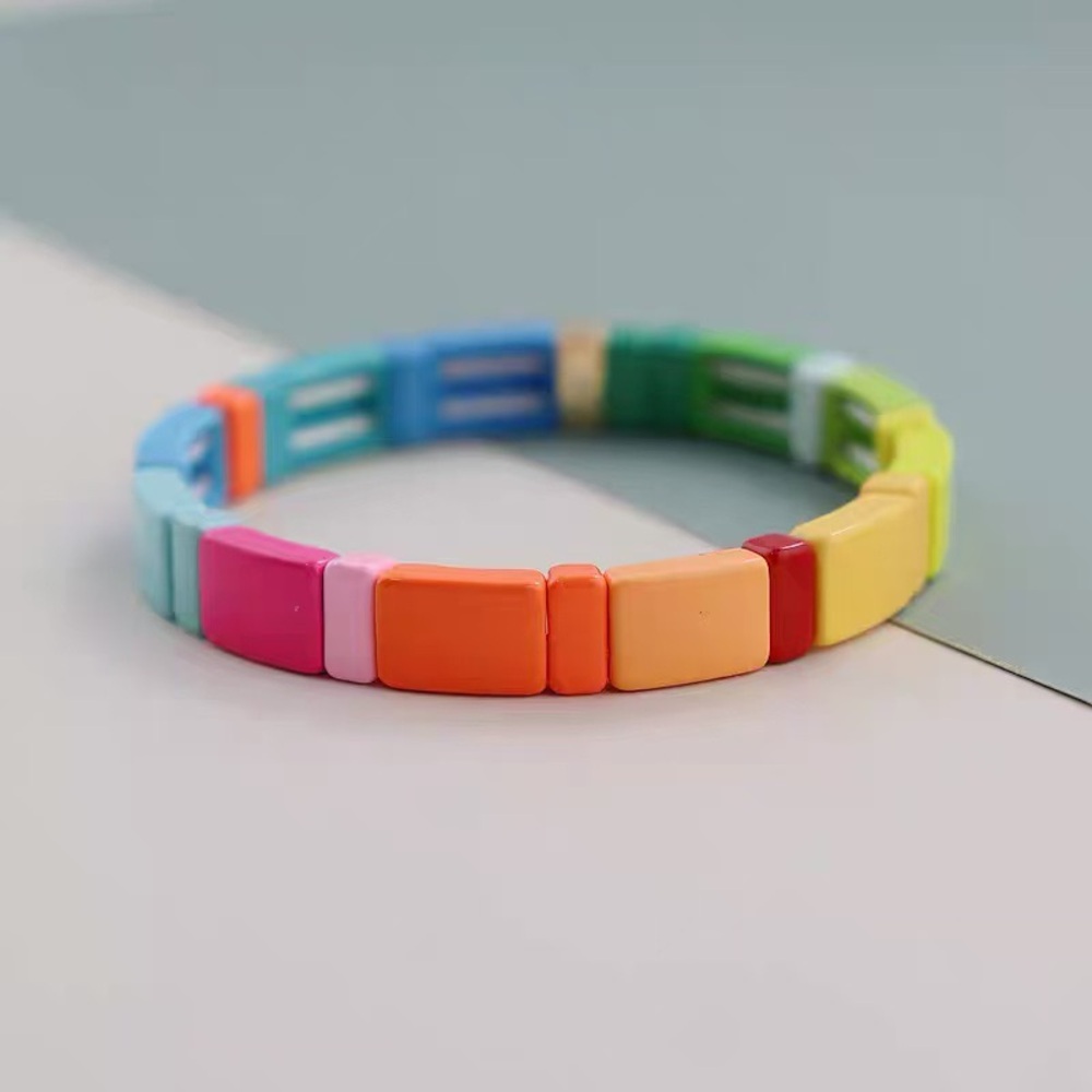 Roxanne Assoulin - Rainbow Brite Bit X Bit Colorful Stretch Bracelet